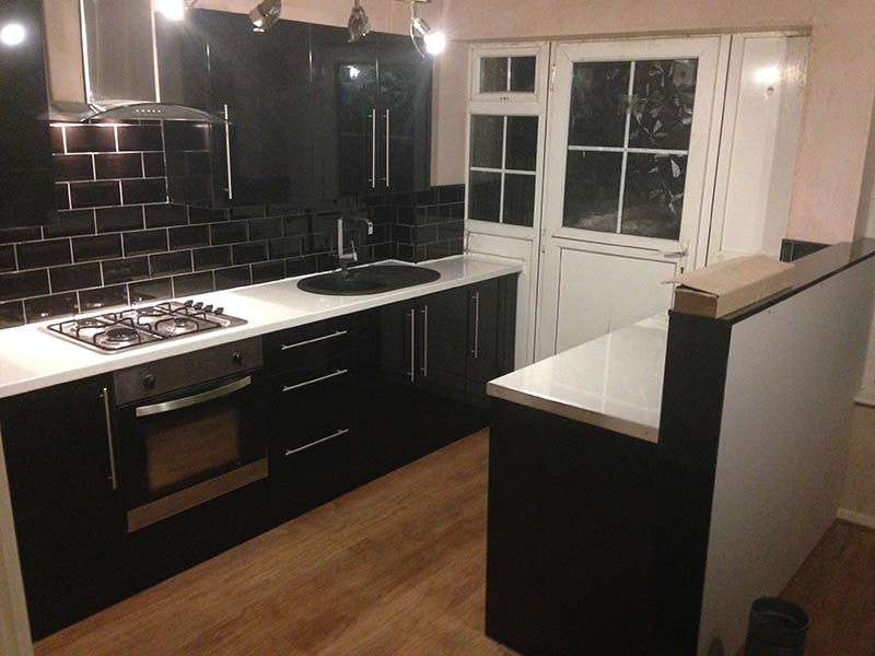 Kitchen Fitting by PW Property Repair Leeds